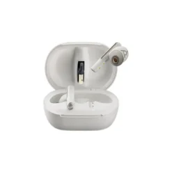 Poly Plantronics Voyager Free 60+ UC Wireless Noise Cancelling Bluetooth Earbuds, USB-C, UC Certified, White Sand (7Y8G6AA)