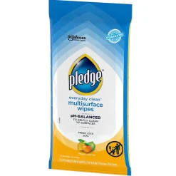 Pledge Multi Surface All-Purpose Cleaner, Fresh Citrus, 25/Pack (644080)