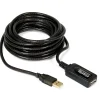 Power Cables<Plugable 16' USB 2.0 Active Extension Cable, Male/Female, Black (USB2-5M)
