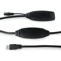 Power Cables<Plugable 32' USB 3.0 Type A to Type B Power Extension Cord, Black (USB3-10M-D)