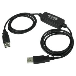 Usb Cables<Plugable 6' USB 2.0 Windows Transfer Cable, Black (USB-EASY-TRAN)
