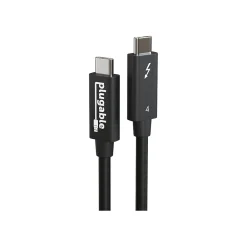 Power Cables<Plugable 6.56' USB C Power Cable, Black (TBT4-40G2M)
