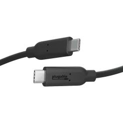 Usb Cables<Plugable 3.3' USB Cable, Black (USBC-C100)