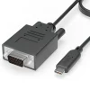 Usb Cables<Plugable 6' VGA to USB-C Video Cable, Male to Male, Black (USBC-VGA-CABLE)