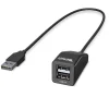Usb Hubs<Plugable 2-Port USB 2.0 Hub, Black (USB2-2PORT)
