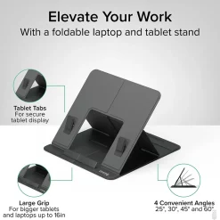 Plugable Portable Foldable Stand for Laptop/Tablet (PT-STANDX)