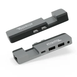 Usb Hubs<Plugable USB C Hub Multiport Adapter for Apple MagSafe 2 for MacBook Pro, Air M2