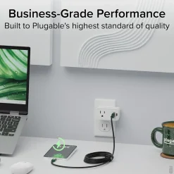 Ethernet Cables<Plugable 6.6' USB-C to USB-A Cable, Black (USBC-A2M)