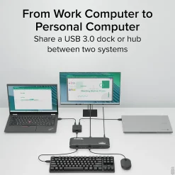Plugable USB3-SWITCH2 USB 3.0 Sharing Switch* Ethernet Switches & Splitters
