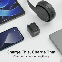 Plugable 30W GaN USB C Charger Block, Black (PS-30C1B)