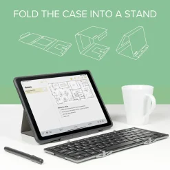 Plugable Wireless Keyboard and Case, Black (BT-KEY3XL)* Keyboards