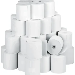 Outlet Thermal Cash Register Paper Rolls, 3 1/8" x 273', BPA Free, 50 Rolls/Pack (5213) Pos Paper