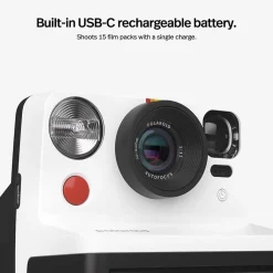 Cameras & Camcorders<Polaroid Now Generation 2 i-Type Instant Camera (Black & White) 9072