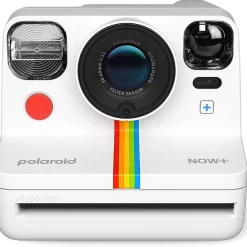 Cameras & Camcorders<Polaroid Now+ 2nd Generation I-Type Instant Film Bluetooth Connected App Controlled Camera, White (9077)