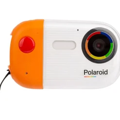 Cameras & Camcorders<Polaroid Wave iE50 18MP Digital DSLR Camera, White/Orange (IE50-NOC-STK-4)
