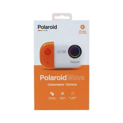 Cameras & Camcorders<Polaroid Wave iE50 18MP Digital DSLR Camera, White/Orange (IE50-NOC-STK-4)