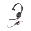 Poly Blackwire 5210 Mono Headset, USB-C/3.5mm, UC Certified, Bulk (8X230A6)* Headsets