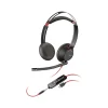 Poly Blackwire 5220 Stereo Headset, USB-C/3.5mm, UC Certified (8X231AA)* Headsets