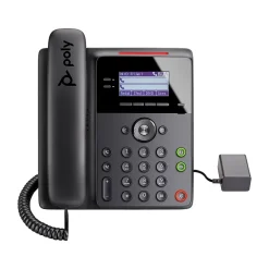 Office Phones & Conferencing<Poly Edge B30 16-Line VOIP Phone, Black (82M84AA)