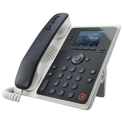 Office Phones & Conferencing<Poly Edge E100 8-Line VOIP Phone, White/Black (89B49AA)