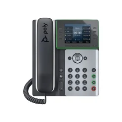 Office Phones & Conferencing<Poly Edge E320 VOIP Phone, Black/Silver (82M88AA)
