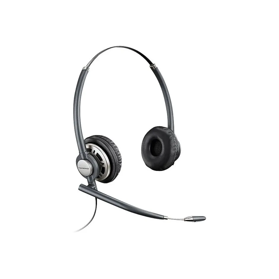 Poly Encore Pro HW720 Wired Noise Canceling Stereo Phone & Computer Headset (805H6AA#ABA)* Headsets