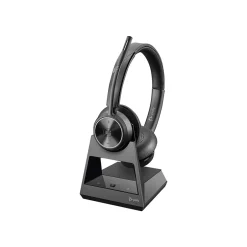 Poly Savi 7320 Wireless Stereo Headset, Over-the-Head, Black (7S435AA#ABA)* Headsets