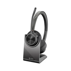 Poly Voyager 4300 UC Series USB-A Bluetooth Stereo Phone & Computer Headset, Unified Communications Certified (77Y99AA)* Headsets