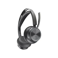 Poly Voyager Focus 2 Noise Canceling Bluetooth On Ear Phone & Computer Headset, Black (213726-01)* Headsets