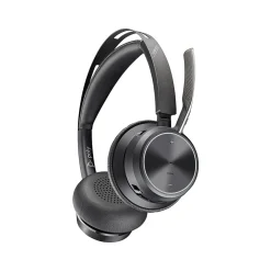 Poly Voyager Focus 2 USB Type-A Active Noise Canceling Bluetooth Headset, Black (76U46AA)* Headsets