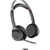 Poly Voyager Focus MS Active Noise Cancelling Bluetooth On Ear Phone & Computer Headset, Black/Gray (202652-102)* Headsets