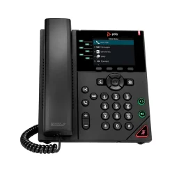 Office Phones & Conferencing<Poly VVX 350 6-Line VOIP Phone, Black (89B69AA#ABA)