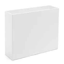 Poppin ABS Plastic File Box, White, 4 Count (101272-MC) Discount