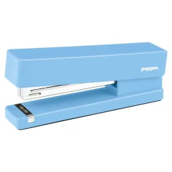 Poppin Desktop Stapler, 20-Sheet Capacity, Sky (108542) Outlet