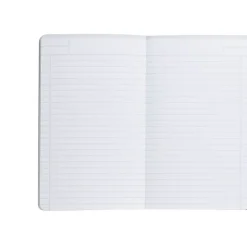 Poppin Medium Soft Cover Notebooks, Gunmetal, 25/Pack Clearance