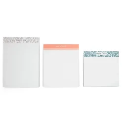 Poppin Notepads, Ruled, Assorted Colors, 80 Sheets/Pad, 3 Pads/Pack (108242) Best