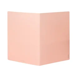 Poppin 2-Pocket Portfolio Folder, Blush/Light Gray (105225) Clearance