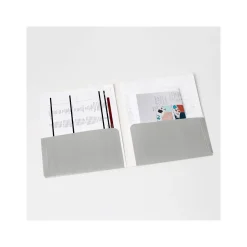 Poppin Smooth 2-Pocket Folder, Slate Blue (106631) Best