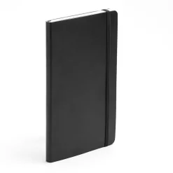 Poppin Soft Cover Notebooks, Medium, Black, 100/Box (105043) Clearance