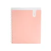 Poppin 1-Subject Notebooks, 8.5" x 11", College Ruled, 80 Sheets, Pink (105224) Hot