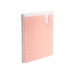 Poppin 1-Subject Notebooks, 8.5" x 11", College Ruled, 80 Sheets, Pink (105224) Hot
