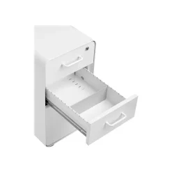 The Sort-It-Out 3-Drawer Mobile Vertical File Cabinet, Letter/Legal Size, Lockable, 25