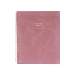 Poppin Velvet 1-Subject Professional Notebooks, 8.25" x 10.25", College Ruled, 40 Sheets, Pink (106158) New