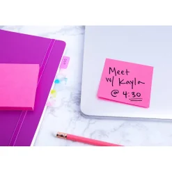 Discount Bright Colors Notes, 1 7/8" x 1 7/8", Assorted Collection, 400 Sheet/Pad (2051-BRT) Post-It Notes