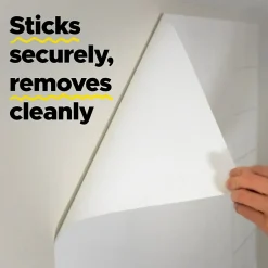 New Easy Erase Plastic Adhesive Dry-Erase Whiteboard, 6' x 4' (FWS6X4) Dry Erase