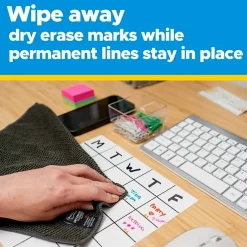 Sale Easy Erase Plastic Adhesive Dry-Erase Whiteboard, 9.1