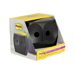 Best Note Dispenser, Owl Design, Black (OWL-330-BK) Sticky Notes