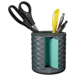 Note Pop-Up Dispenser for 3" x 3" Notes, Black/Gray (ABS-330-B) Pop-Up Dispensers