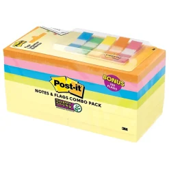 Clearance Notes Combo Pack, 3" x 3", Assorted Collection, 90 Sheet/Pad, 16 Pads/Pack (654-16SSCY-B) Post-It Notes
