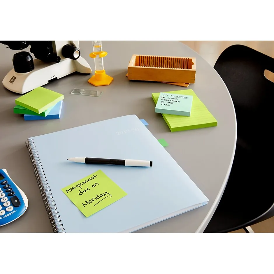 Discount Notes Cube, 3" x 3", Assorted Brights, 400 Sheets/Cube (2027-BRT) Post-It Notes